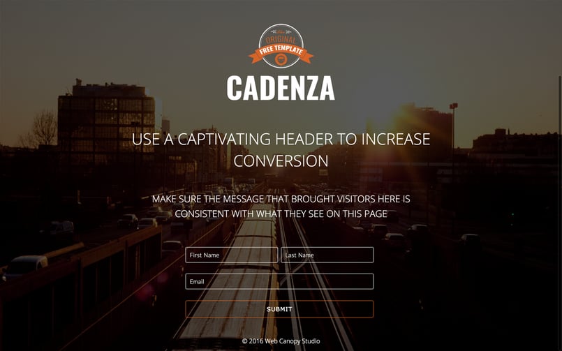 Cadenza---HubSpot-Landing-Page-Template