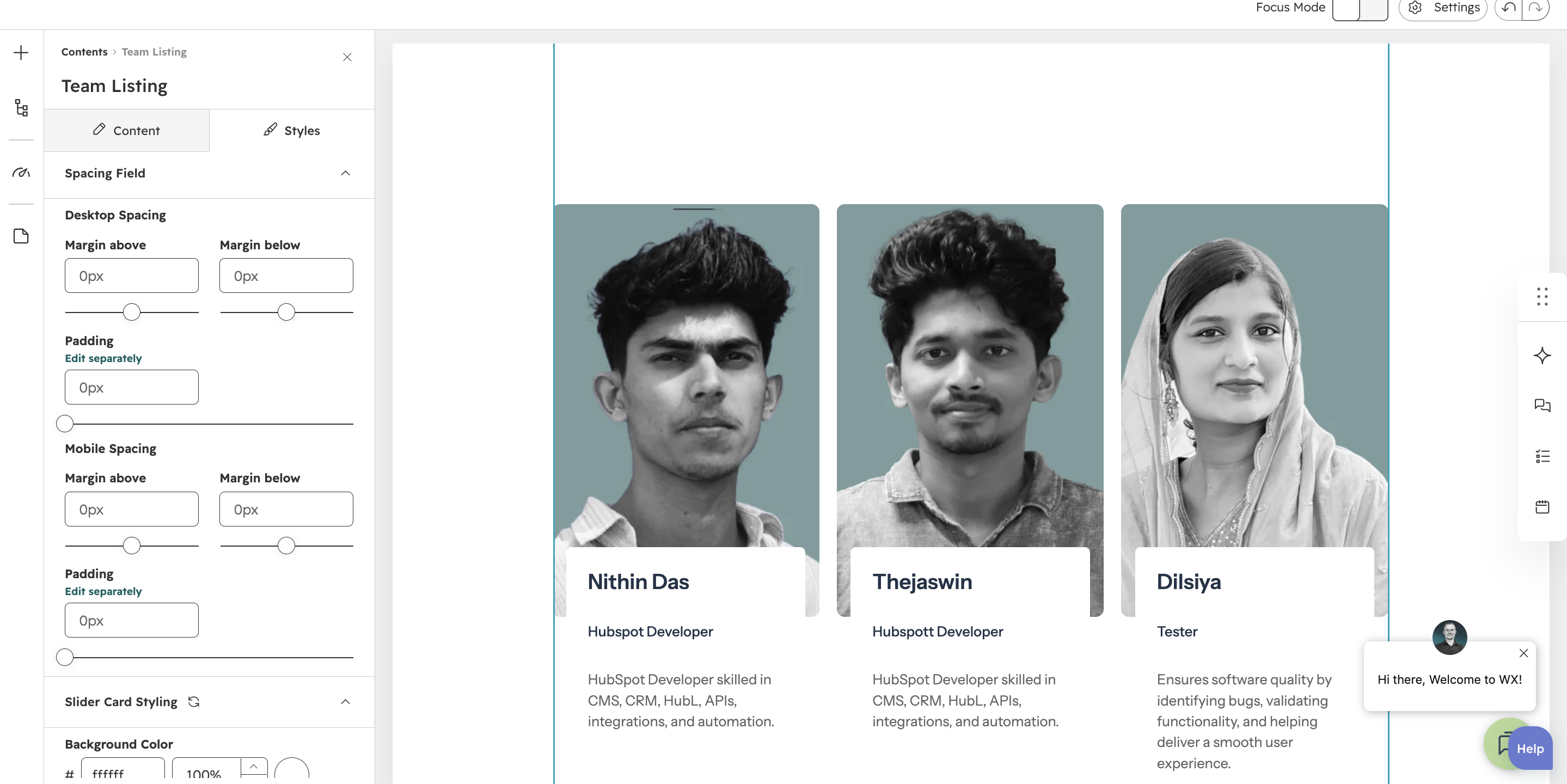 Team feature 2