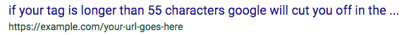 Title tag example
