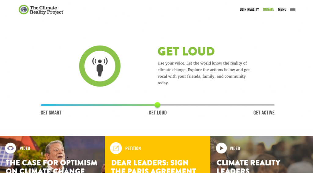 Climate reality project