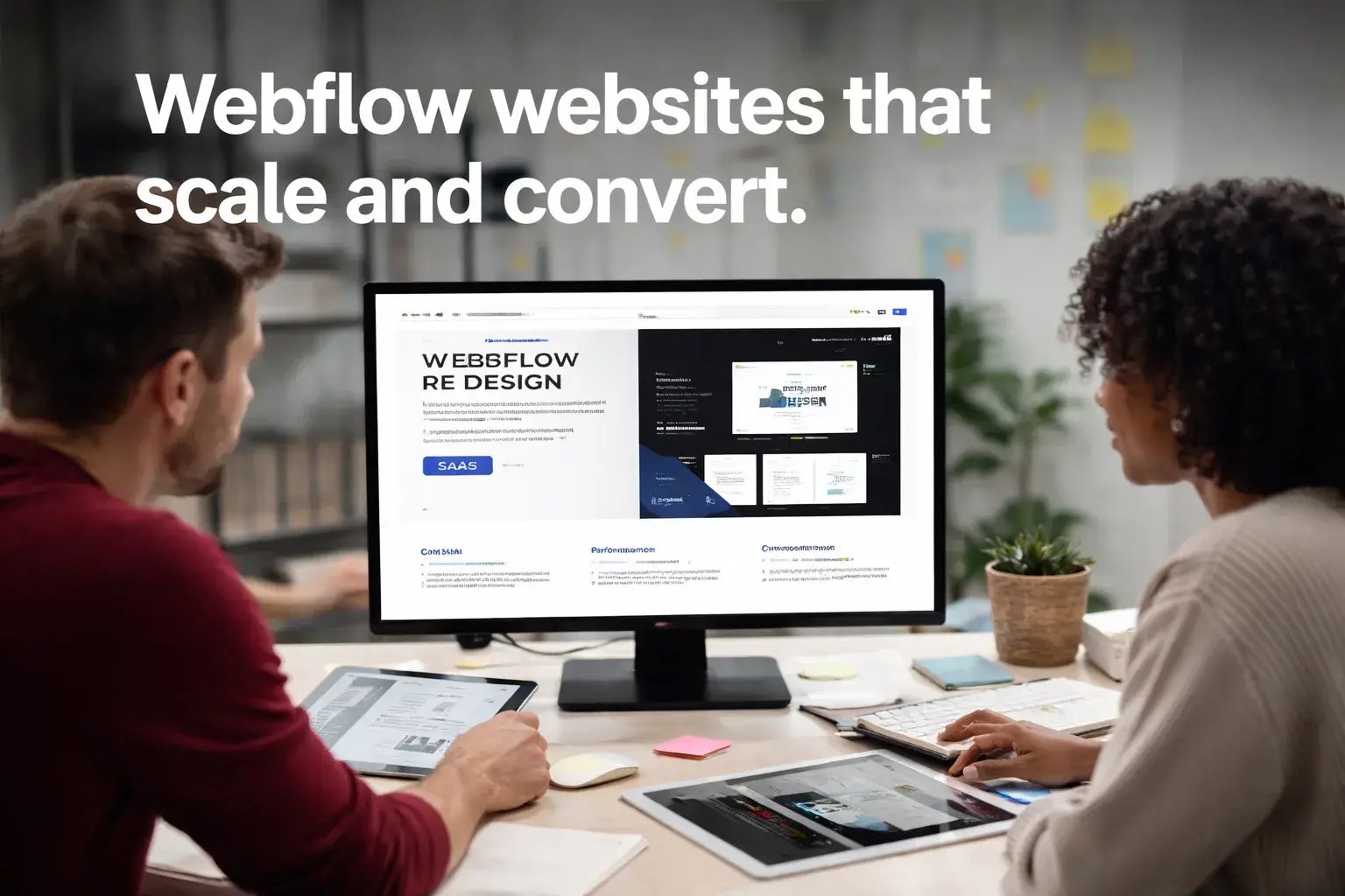 What Webflow website build_redesign does