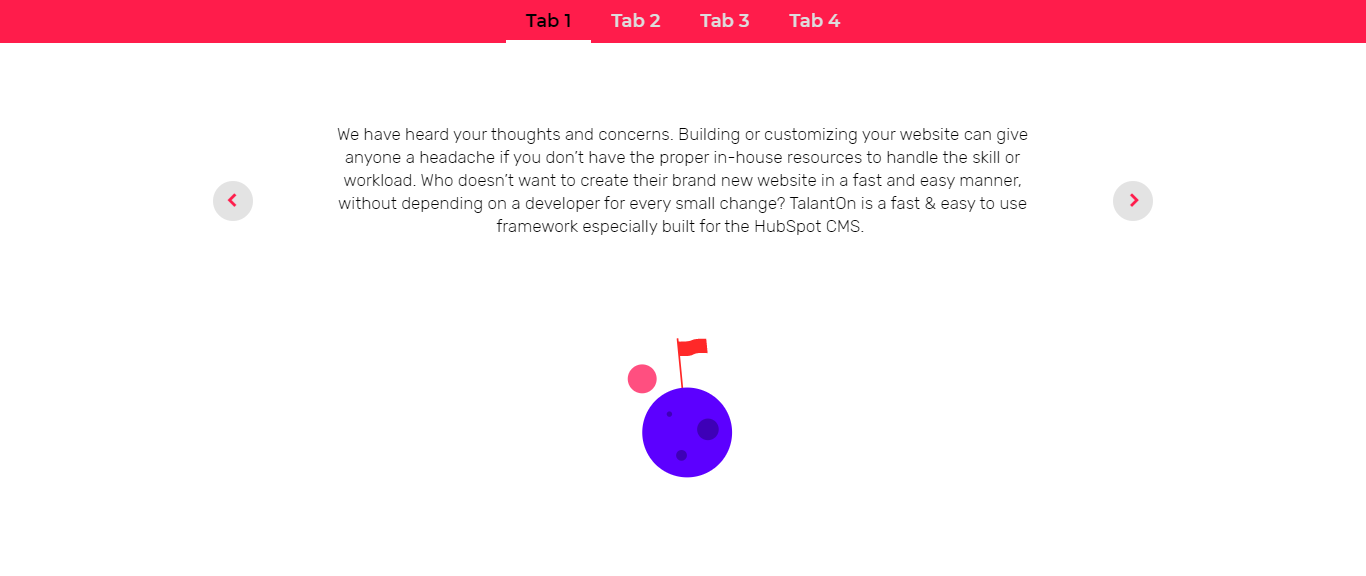 Modularized - Tab Slider Module