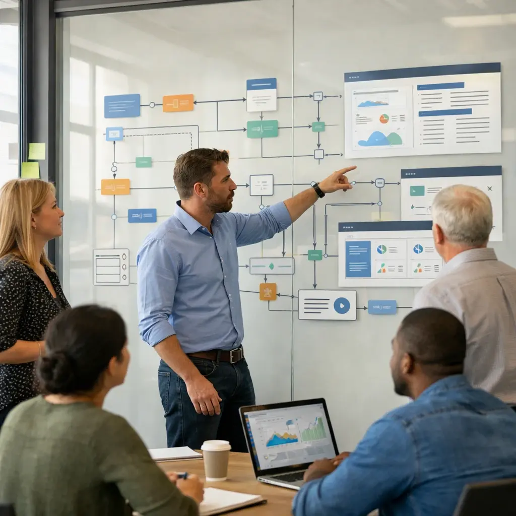 Week 34 Futurestate designDesign of the futurestate model with validation from stakeholders to ensure it meets business requirementsReal image with no-1 