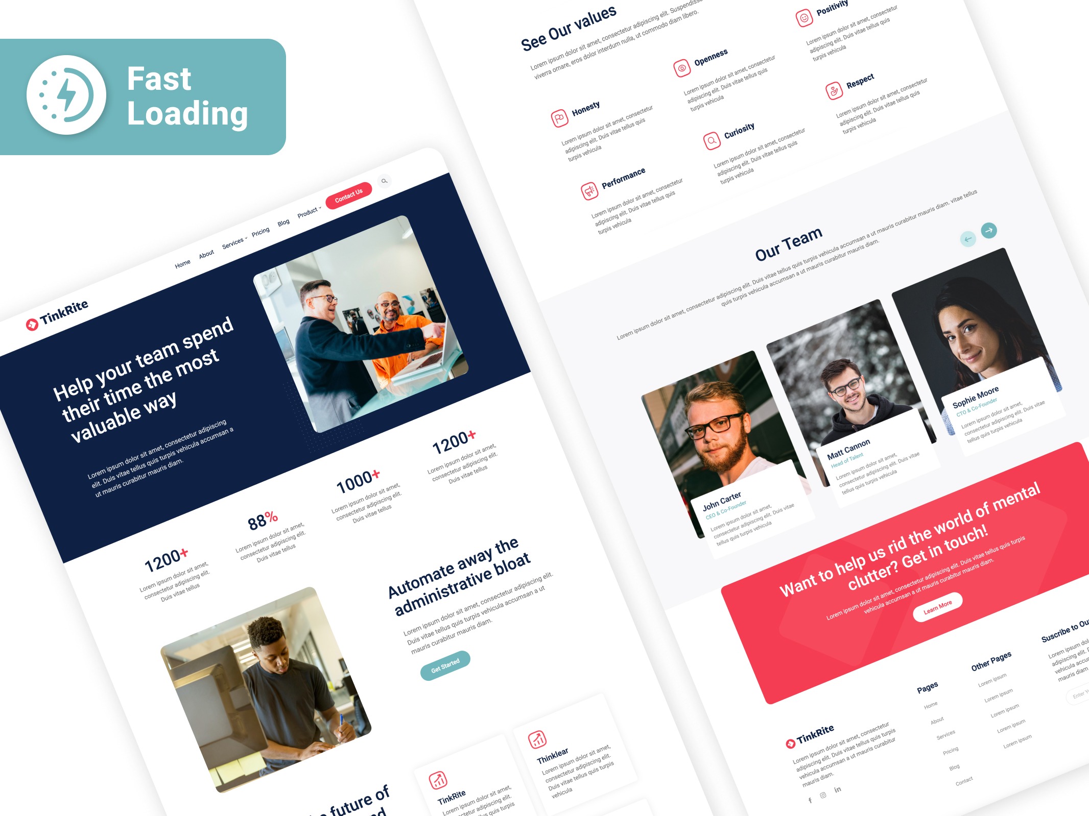 Built for speed to improve the user experience