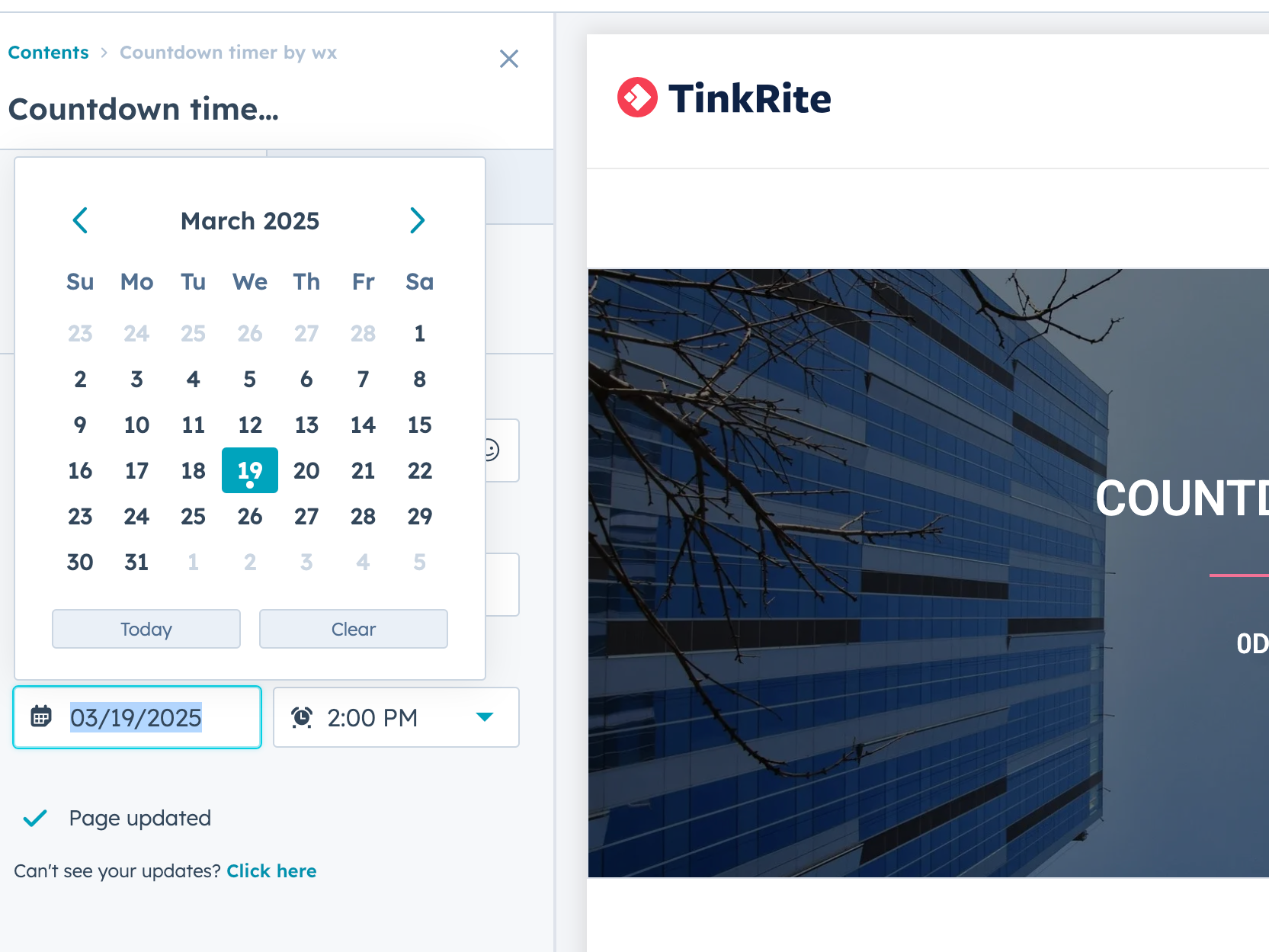 Easy Date and Time Setup