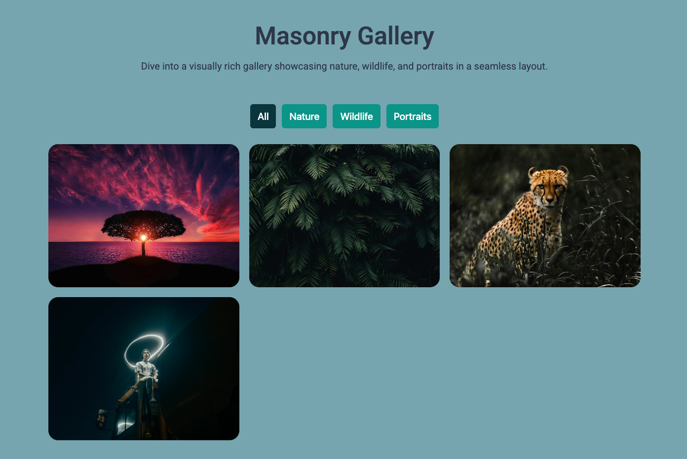 Perfect for portfolios, case studies, photography showcases, product galleries,and creative websites