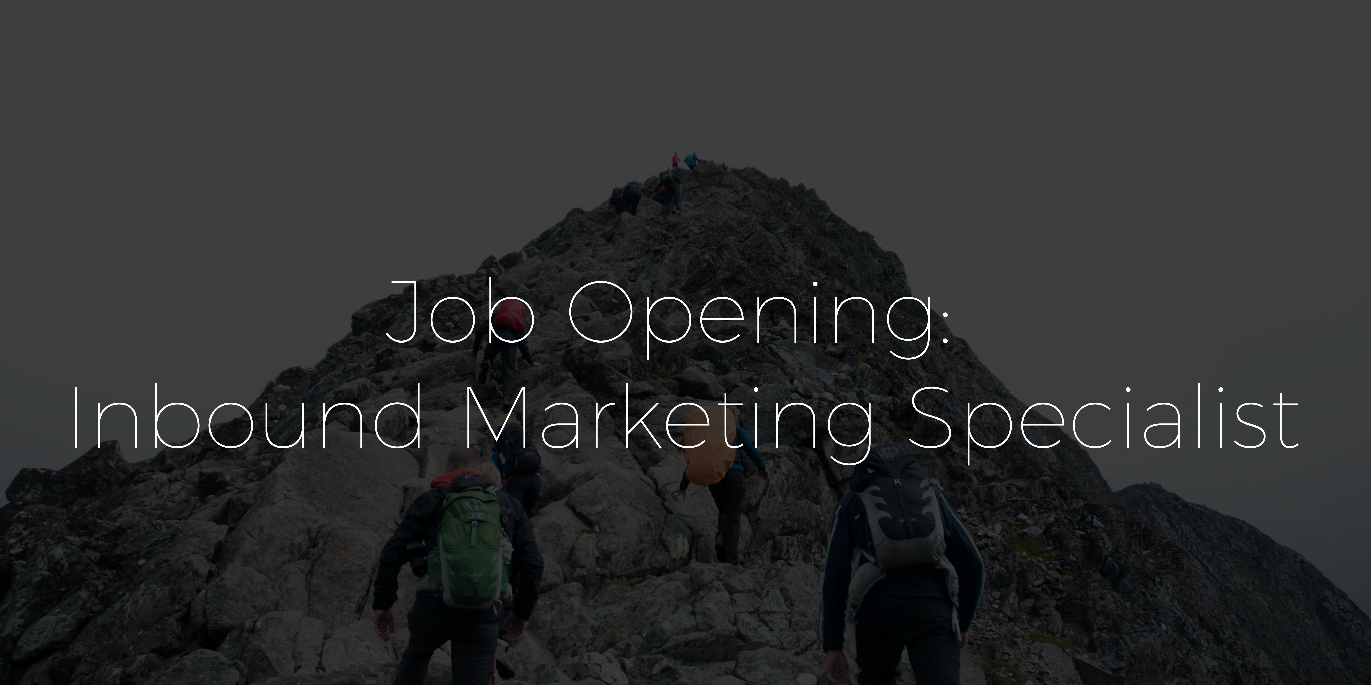 Job Opening: Creative Inbound Marketing with Affinity for Copywriting